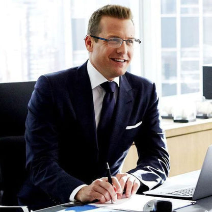Missfive Men Premium Multifocus Reading Glasses Blue Light Blocking, Progressive Metal Frame With No Broken Spring Hinge Multifocal Readers Computer Eyewear,Workspace For Near Range, Silver