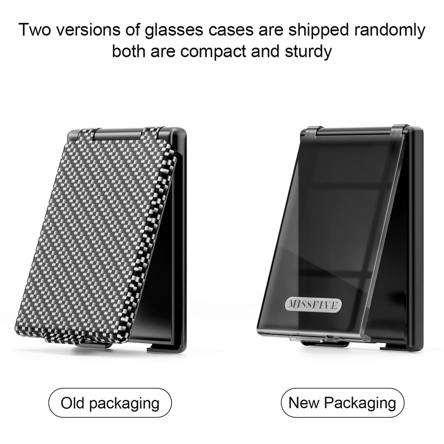 Missfive Credit Card Thin Folding Reading Glasses for Men Women - Foldable Travel Pocket Readers That Fit in a Wallet, with Durable TR90 & Metal Frame & Upgraded Easy-Open Hard Case