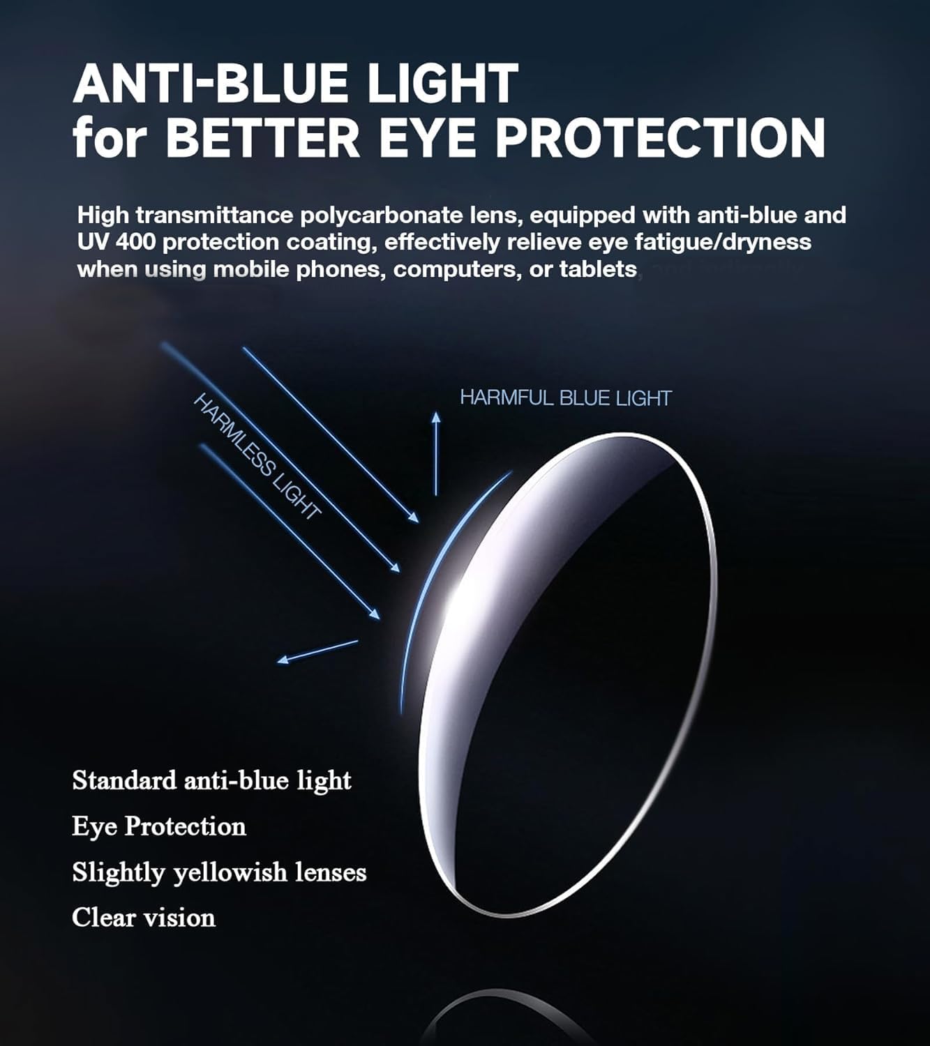 Missfive 2-Pack Multifocus Progressive Reading Glasses Men, Blue Light Blocking Multifocal Spring Hinge Trifocal Readers Durable TR90 Frame Near-Range Eyeglasses, Grey & Blue